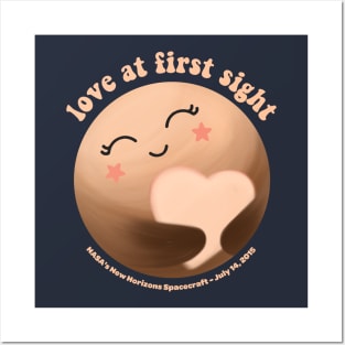 Pluto - Love at first sight Posters and Art